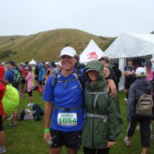 At the start, me sporting full wet weather gear ;-).
