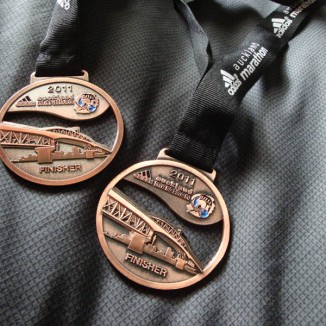 Medals! The first time ever out of all the events we've done in NZ so far.