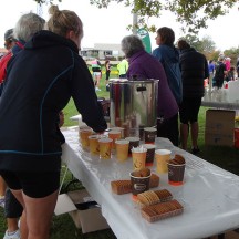 Free refreshments at the finish.