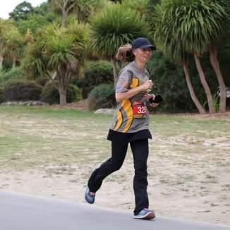 Still going strong despite ramping up my kilometres significantly this week. [Pic by Jonesy's Photography.]